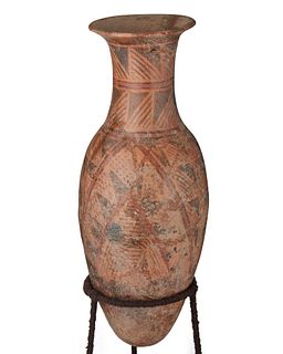 A Narino-Carchi ceramic bullet amphora urn
