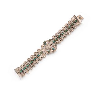 A Matl silver link bracelet