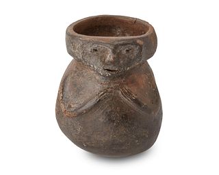 A Rio Magdalena ceramic ceremonial rattle