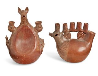 Two Latin American ceramic vessels