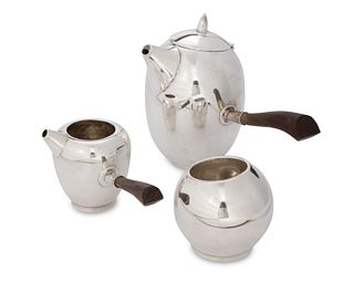 A Liceves sterling silver coffee service
