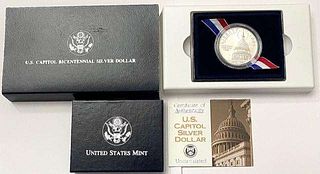 1994 U.S. Capitol Commemorative Silver Dollar