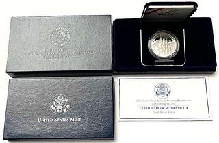 2002 U.S. Military Academy Bicentennial Commemorative Proof Silver Dollar