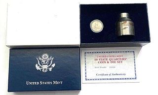 United States Mint 50 State Quarters Coin & Die Set (2005 California)
