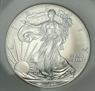 2012 American Silver Eagle MS70