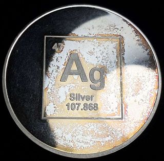 5 ozt Proof "Ag" .999 Silver Round