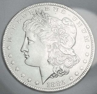1885-O Morgan Silver Dollar MS66+