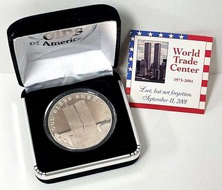 World Trade Center Proof Commemorative 1 ozt .999 Silver 