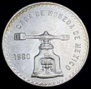1980 Mexico Balance Scale 1 ozt .925 Silver
