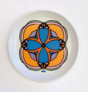 Peter Max Ceramic plate