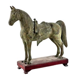 19th Century Chinese Horse Bronze