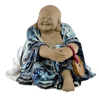 Vintage Porcelain Chinese Laughing Buddha