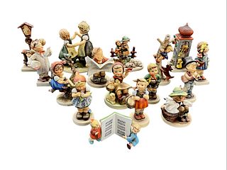 Collection Of 16 German Hummel Figurine.