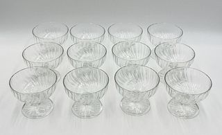Set of 12 Dessert/Sorbet Glasses, Made in France