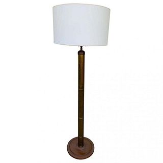 Regency Style Floor Lamp in Solid Brass