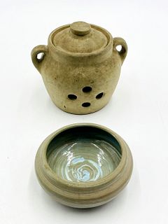 Desert Sands & WS Maple Leaf Pottery Bowls