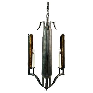 Paul Ferrante FEATHER Chandelier from the Sylvester Stallone Beverly Park Home
