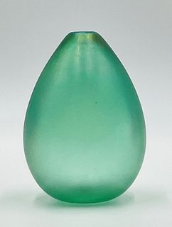 Stunning Art Glass Bud Vase, Signed & Dated 1990