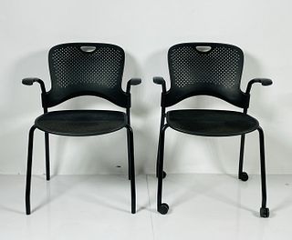 Pair of Herman Miller Caper Chairs
