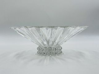 Crystal Centerpiece Bowl with Geometric Designs by Rosenthal