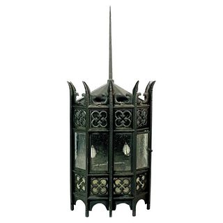 Gothic Revival Wrought Iron Sconce from the Sylvester Stallone Beverly Park Home 51 Inches High