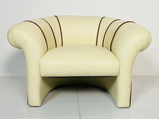 Modern Lounge Chair with Exaggerated Back
