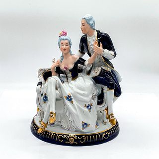 Royal Dux Porcelain Figurine, The Gentleman and the Lady