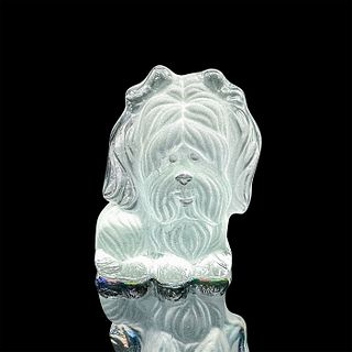 Viking Glass Shih Tzu Sculpture
