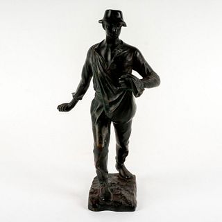 After Ernst Beck (Austrian, 1879 - 1941) Bronze Sculpture, The Sower