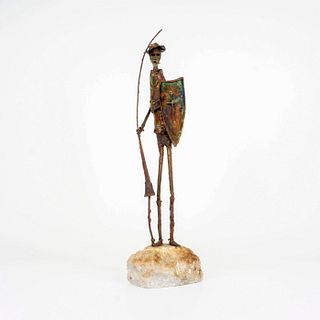 Jim Lewk Copper Sculpture of Don Quixote