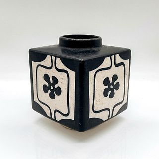 Vintage Lapid Israeli Pottery Vase, Signed