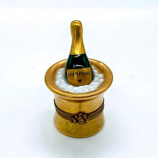 Renaissance Guild Limoges Treasure Box, Champagne