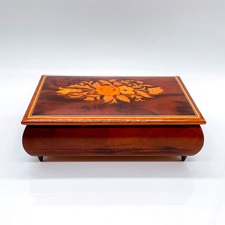 Reuge Italian Handcrafted Inlay Music Jewelry Box
