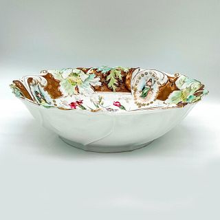 Germany Saxe Altenburg Porcelain Decorative Bowl