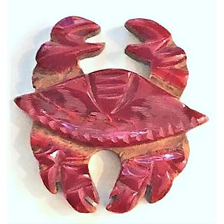 A DIVISION THREE REALISTIC SHAPED LOBSTER BUTTON