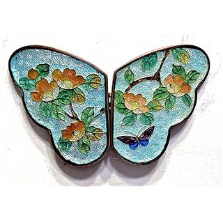 A DIVISION ONE REALISTIC SHAPED BUTTERFLY BUCKLE