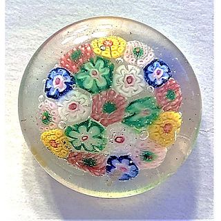 A DIVISION THREE CHINESE PAPERWEIGHT BUTTON