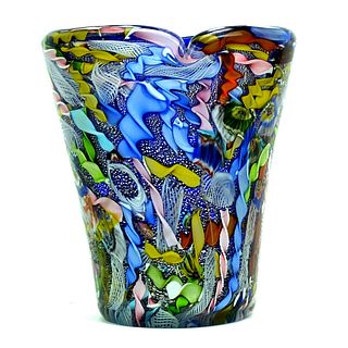 Mid Century Murano Glass Vase
