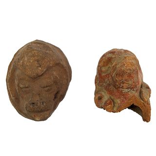 Two Pre Columbian or Later Terracotta Effigys