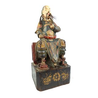 Chinese Wooded Statue