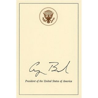 George Bush Signature