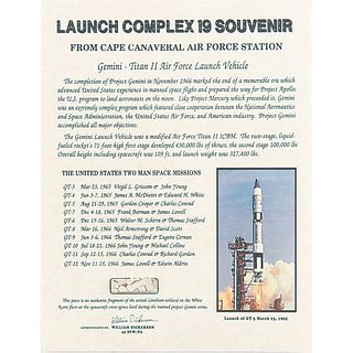 Gemini Program: Launch Complex 19 Linoleum Fragment