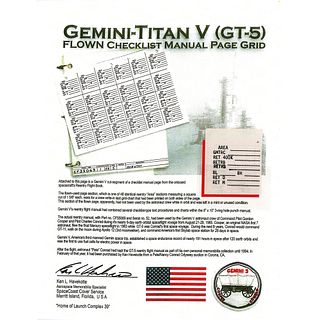 Gemini 5 Checklist Page Grid (Attested as Flown)
