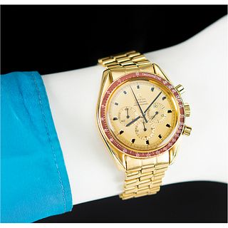 Alan Bean&#39;s 18K Gold Omega Speedmaster Professional 1969 Apollo 11 Commemorative Watch