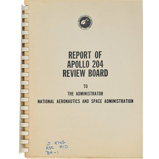 Jack King&#39;s Apollo 204 Review Board Report