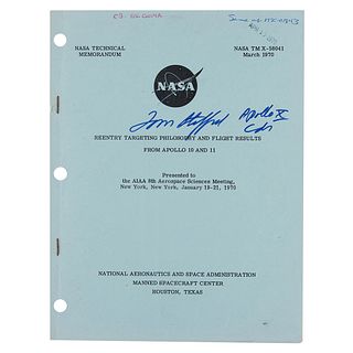 Gordon Cooper&#39;s Apollo 10 Training Papers and Documents