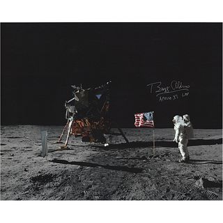 Buzz Aldrin Oversized Signed Photograph