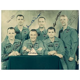 Signed NASA Photo of the Apollo 1 Prime and Backup Crews