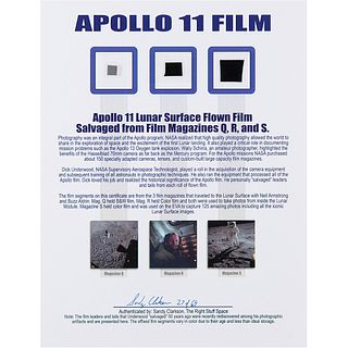 Apollo 11 Lunar Surface Film (Attested as Flown)