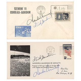 Gemini 11 (2) Signed &#39;Launch Day&#39; Covers